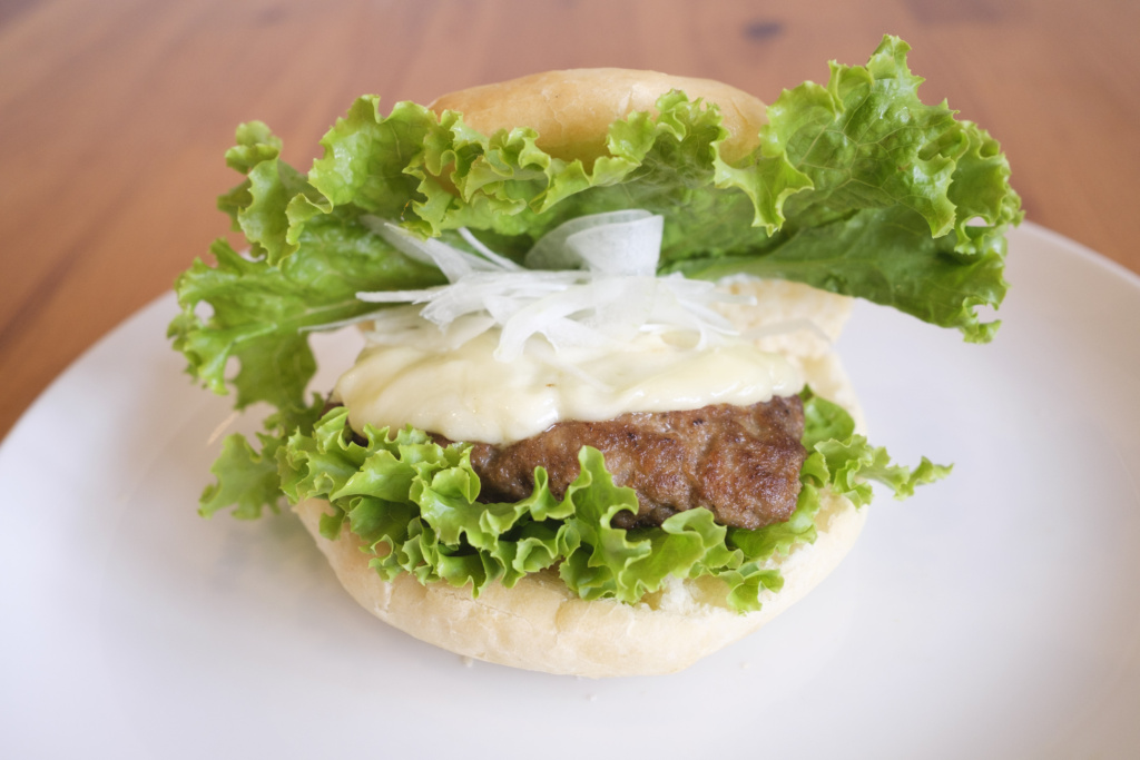 五島牛チーズバーガー  | Goto beaf Cheeseburger
